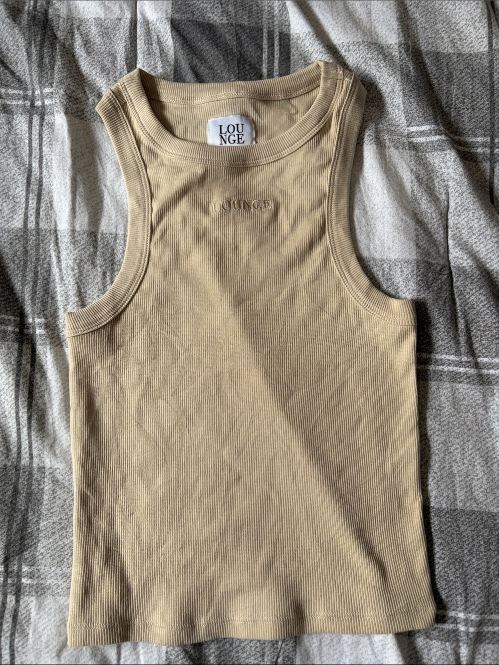 LOUNGE RIBBED TANKTOP